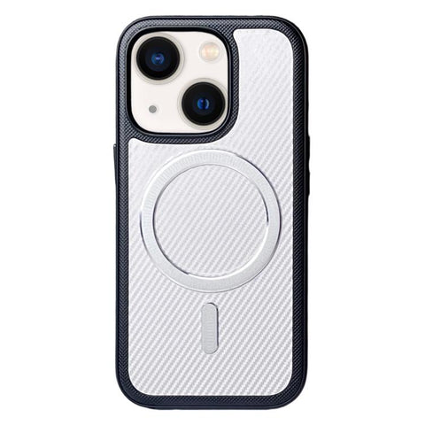 Carbon Fiber Texture Vegan Leather Magnetic Phone Case, For iPhone 16 Pro, For iPhone 16, For iPhone 15 Pro Max, For iPhone 15 Pro, For iPhone 15, For iPhone 14 / 13, For iPhone 14 Pro, For iPhone 14 Pro Max