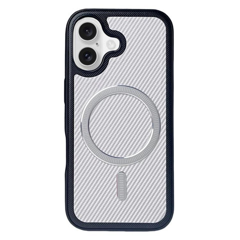 Carbon Fiber Texture Vegan Leather Magnetic Phone Case, For iPhone 16 Pro, For iPhone 16, For iPhone 15 Pro Max, For iPhone 15 Pro, For iPhone 15, For iPhone 14 / 13, For iPhone 14 Pro, For iPhone 14 Pro Max