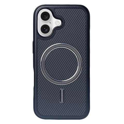 Carbon Fiber Texture Vegan Leather Magnetic Phone Case, For iPhone 16 Pro, For iPhone 16, For iPhone 15 Pro Max, For iPhone 15 Pro, For iPhone 15, For iPhone 14 / 13, For iPhone 14 Pro, For iPhone 14 Pro Max