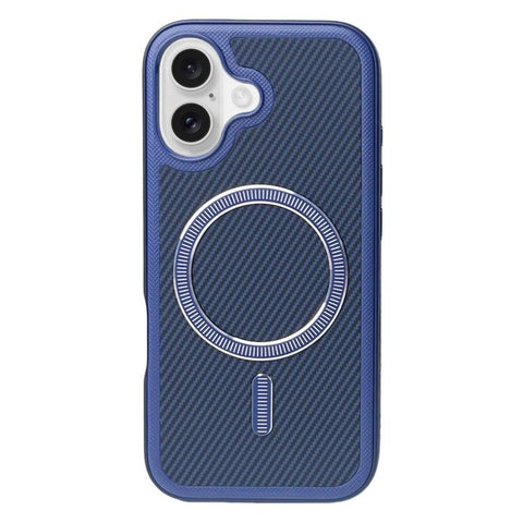 Carbon Fiber Texture Vegan Leather Magnetic Phone Case, For iPhone 16 Pro, For iPhone 16, For iPhone 15 Pro Max, For iPhone 15 Pro, For iPhone 15, For iPhone 14 / 13, For iPhone 14 Pro, For iPhone 14 Pro Max