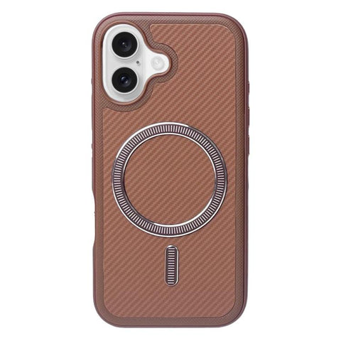 Carbon Fiber Texture Vegan Leather Magnetic Phone Case, For iPhone 16 Pro, For iPhone 16, For iPhone 15 Pro Max, For iPhone 15 Pro, For iPhone 15, For iPhone 14 / 13, For iPhone 14 Pro, For iPhone 14 Pro Max