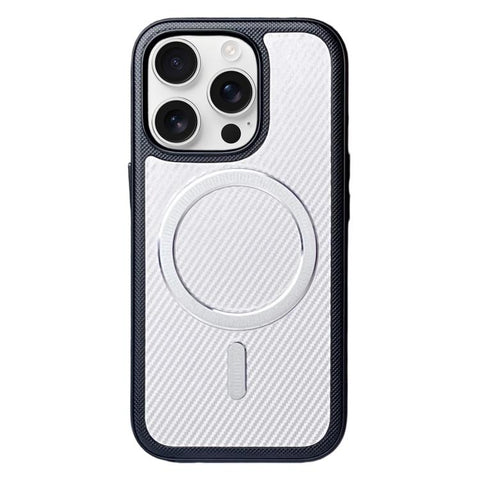 Carbon Fiber Texture Vegan Leather Magnetic Phone Case, For iPhone 16 Pro, For iPhone 16, For iPhone 15 Pro Max, For iPhone 15 Pro, For iPhone 15, For iPhone 14 / 13, For iPhone 14 Pro, For iPhone 14 Pro Max