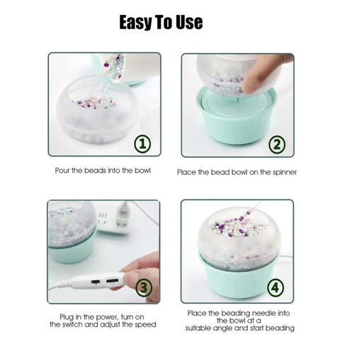 Electric Seed Bead Spinner Machine, 809 Bead Spinner