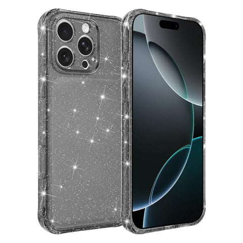 Air-cushioned Corners Shockproof IMD Glitter Phone Case, For iPhone 16 Pro, For iPhone 16, For iPhone 15 Pro Max, For iPhone 15 Pro, For iPhone 15
