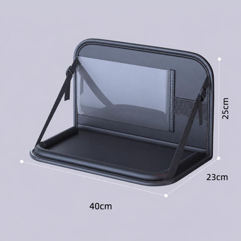 Car Seat Back Storage Rack Multifunctional Car Storage Bag Rear Seat Tray Desk, 40 x 25 cm