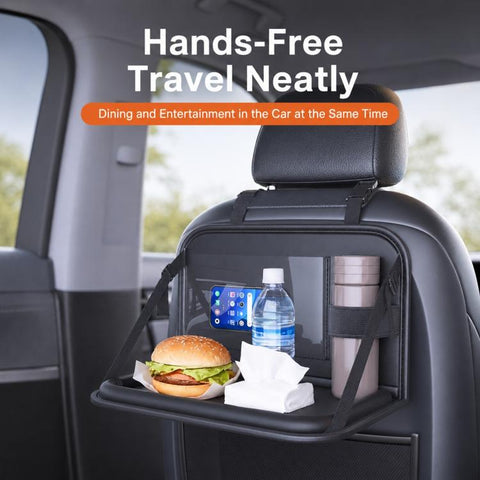 Car Seat Back Storage Rack Multifunctional Car Storage Bag Rear Seat Tray Desk, 40 x 25 cm