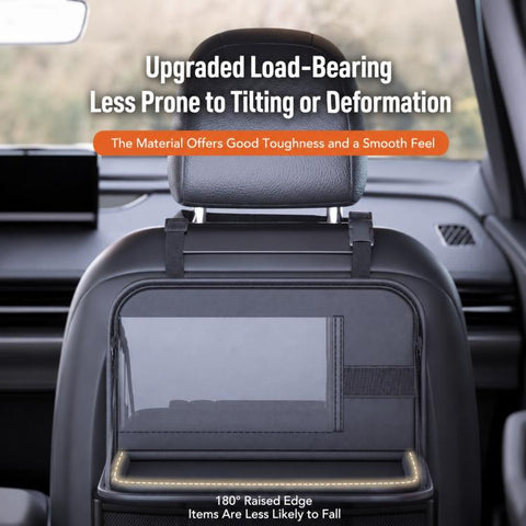 Car Seat Back Storage Rack Multifunctional Car Storage Bag Rear Seat Tray Desk, 40 x 25 cm