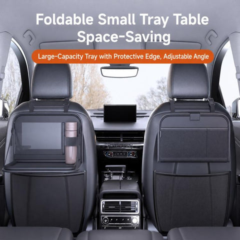 Car Seat Back Storage Rack Multifunctional Car Storage Bag Rear Seat Tray Desk, 40 x 25 cm