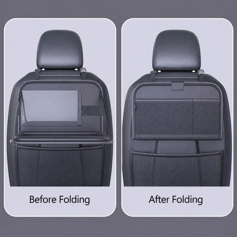Car Seat Back Storage Rack Multifunctional Car Storage Bag Rear Seat Tray Desk, 40 x 25 cm