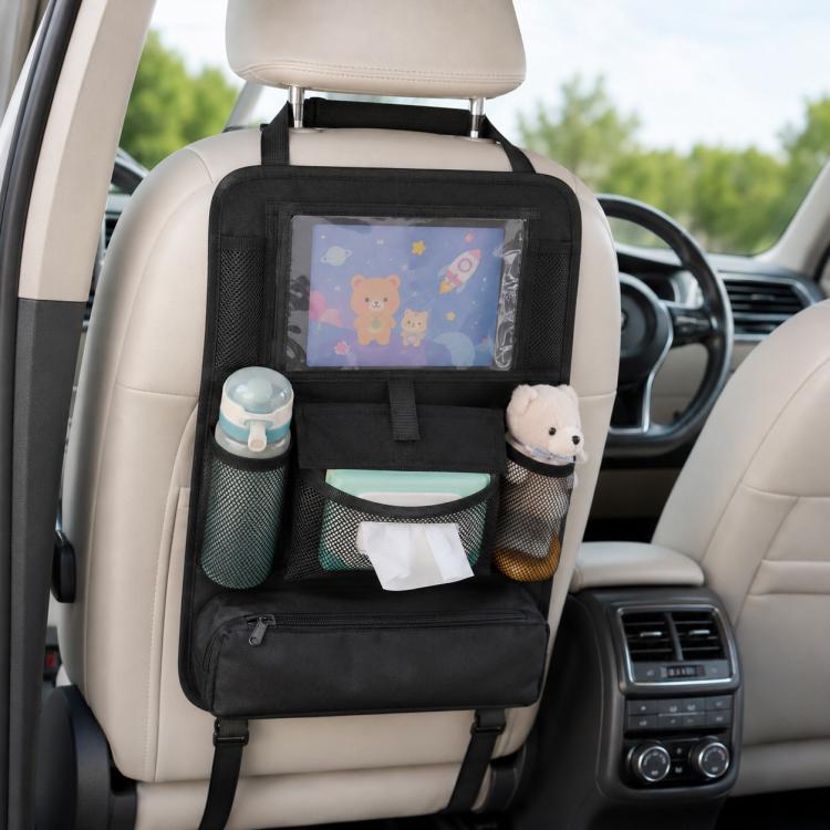 Car Seat Back Children Anti-kick Pad Back Storage Hanging Bag, 41 x 61 cm