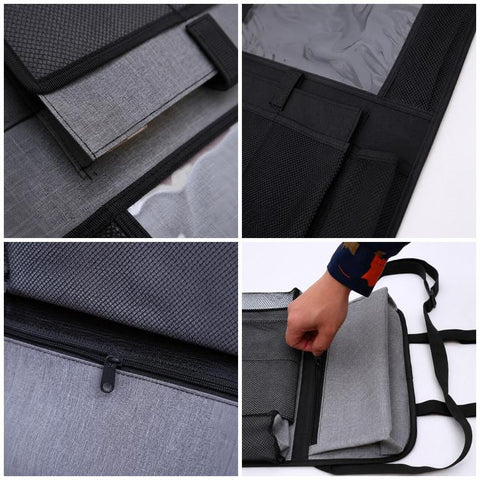 Car Seat Back Children Anti-kick Pad Back Storage Hanging Bag, 41 x 61 cm