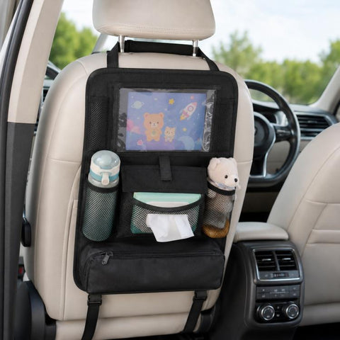 Car Seat Back Children Anti-kick Pad Back Storage Hanging Bag, 41 x 61 cm