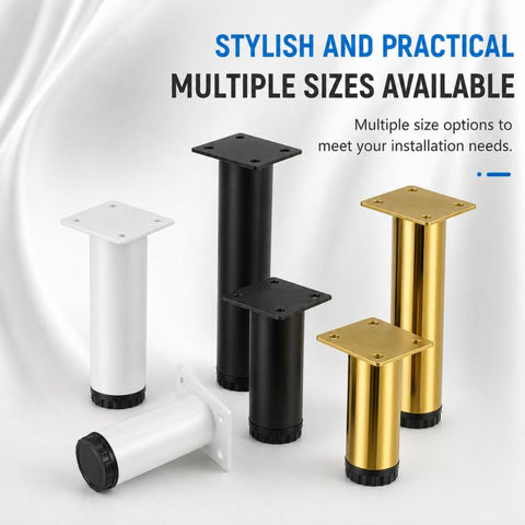 Simple Height-Adjustable Furniture Support Legs for Sofas and Coffee Tables, 78mm, 100mm, 120mm, 150mm, 180mm, 200mm