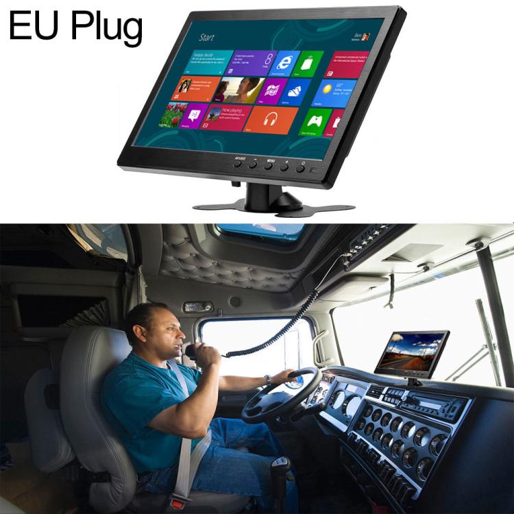 10.1 inch HD Car Display Reversing Camera View, EU Plug