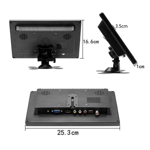 10.1 inch HD Car Display Reversing Camera View, EU Plug