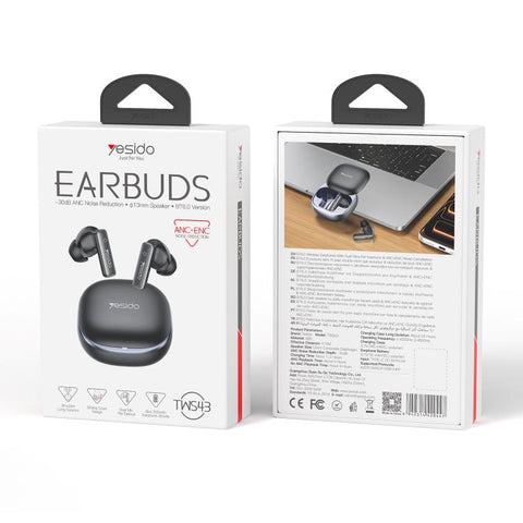 Yesido TWS43 ANC+ENC Noise Reduction Bluetooth Earphone