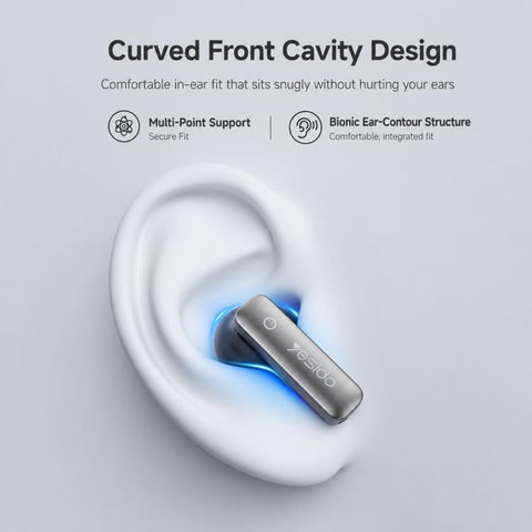 Yesido TWS43 ANC+ENC Noise Reduction Bluetooth Earphone