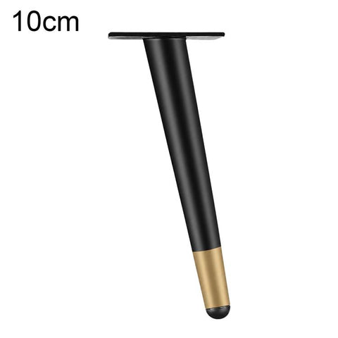 Angled Tapered Metal Furniture Support Legs for Sofas and Coffee Tables, 10cm, 12cm, 15cm, 17cm, 20cm, 25cm, 30cm