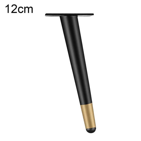 Angled Tapered Metal Furniture Support Legs for Sofas and Coffee Tables, 10cm, 12cm, 15cm, 17cm, 20cm, 25cm, 30cm