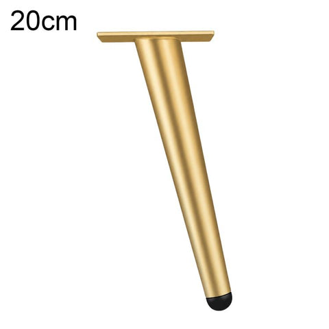 Angled Tapered Metal Furniture Support Legs for Sofas and Coffee Tables, 10cm, 12cm, 15cm, 17cm, 20cm, 25cm, 30cm