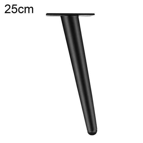 Angled Tapered Metal Furniture Support Legs for Sofas and Coffee Tables, 10cm, 12cm, 15cm, 17cm, 20cm, 25cm, 30cm