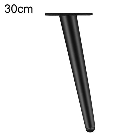 Angled Tapered Metal Furniture Support Legs for Sofas and Coffee Tables, 10cm, 12cm, 15cm, 17cm, 20cm, 25cm, 30cm