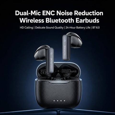 Yesido TWS44 Dual-mic ENC Noise Reduction Wireless Bluetooth Earphone, TWS44