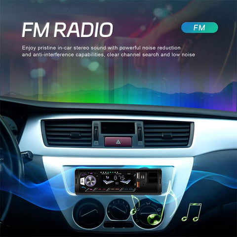 Universal Single-DIN Car MP3 Player with Phone Holder, Standard without Memory Card, Standard with 32GB Memory Card