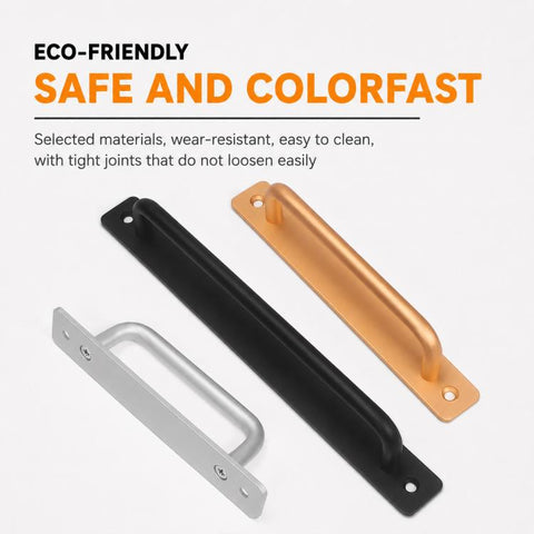 Widened Style Aluminum Alloy Furniture Pull Handles Door Handles with Mounting Screws, 200mm