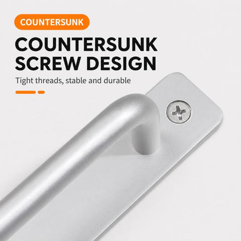 Widened Style Aluminum Alloy Furniture Pull Handles Door Handles with Mounting Screws, 200mm
