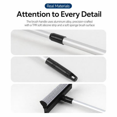 2 in 1 Detachable Car Cleaning Brushes  Window Wipers, Standard, Upgraded