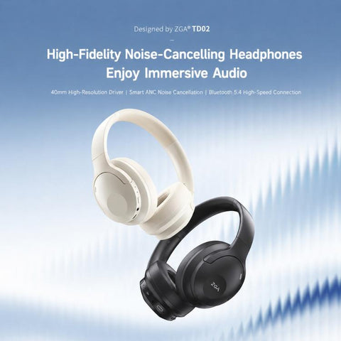 ZGA TD02 Over-ear ANC Noise Reduction Bluetooth Earphone