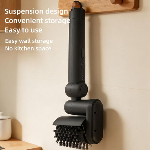 Electric BBQ Rack Cleaning Brush with 3 Replaceable Brush Heads & Gloves