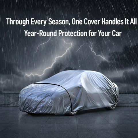 PE Anti-Dust Waterproof Sunproof Car Cover, S:400x160x120cm, M:430x160x120cm, L:480x175x120cm, XL:540x172x120cm, XXL:580x175x120cm, YL:480x175x150cm, YXL:540x175x150cm