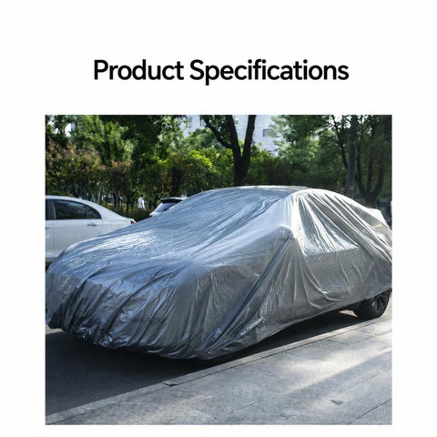 PE Anti-Dust Waterproof Sunproof Car Cover, S:400x160x120cm, M:430x160x120cm, L:480x175x120cm, XL:540x172x120cm, XXL:580x175x120cm, YL:480x175x150cm, YXL:540x175x150cm