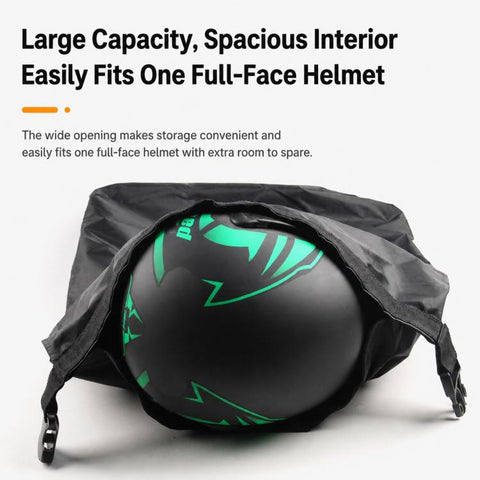 Riding Motorcycle Helmet Bag Large Capacity Anti-theft Storage Pack, Latch Lock