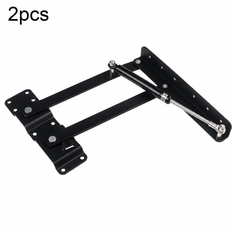 2pcs/Pack Furniture Support Lift Bracket Coffee Table Lift-Top Mechanism, Pneumatic Style, Spring Style