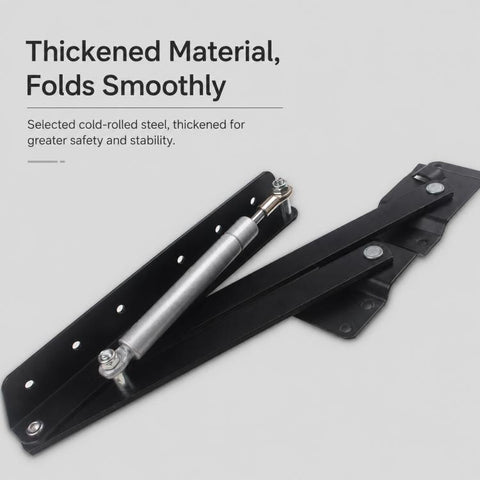 2pcs/Pack Furniture Support Lift Bracket Coffee Table Lift-Top Mechanism, Pneumatic Style, Spring Style