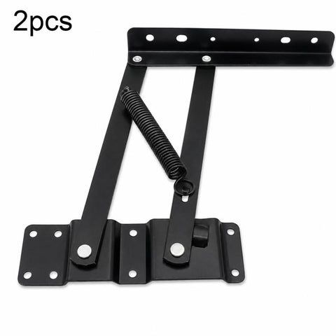 2pcs/Pack Furniture Support Lift Bracket Coffee Table Lift-Top Mechanism, Pneumatic Style, Spring Style