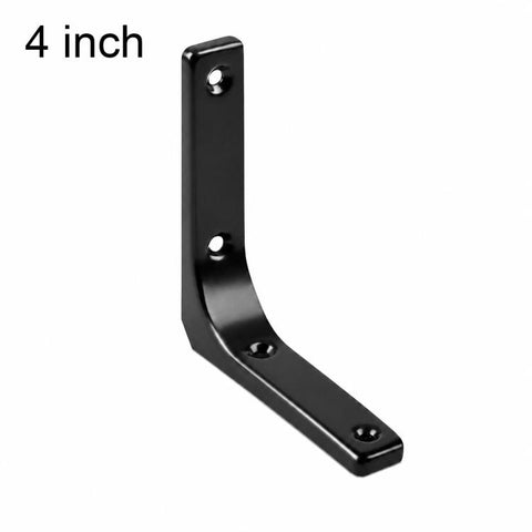 Simple Cold-Rolled Steel Right Angle Curved L-Shaped Wall Storage Shelf Support Braces, 3 inch, 4 inch, 5 inch, 6 inch, 8 inch, 10 inch, 12 inch, 16 inch