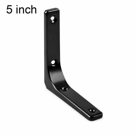 Simple Cold-Rolled Steel Right Angle Curved L-Shaped Wall Storage Shelf Support Braces, 3 inch, 4 inch, 5 inch, 6 inch, 8 inch, 10 inch, 12 inch, 16 inch