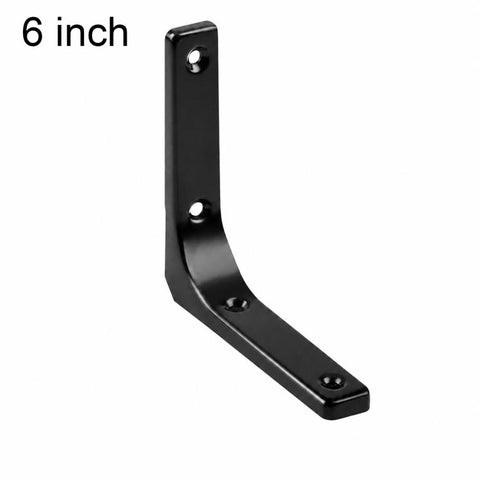 Simple Cold-Rolled Steel Right Angle Curved L-Shaped Wall Storage Shelf Support Braces, 3 inch, 4 inch, 5 inch, 6 inch, 8 inch, 10 inch, 12 inch, 16 inch