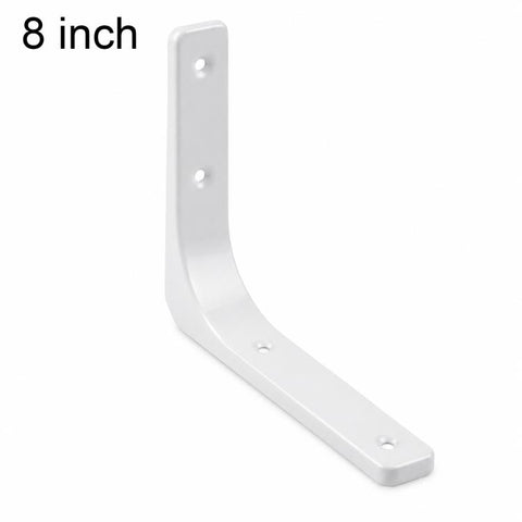 Simple Cold-Rolled Steel Right Angle Curved L-Shaped Wall Storage Shelf Support Braces, 3 inch, 4 inch, 5 inch, 6 inch, 8 inch, 10 inch, 12 inch, 16 inch