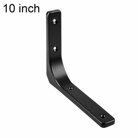 Simple Cold-Rolled Steel Right Angle Curved L-Shaped Wall Storage Shelf Support Braces, 3 inch, 4 inch, 5 inch, 6 inch, 8 inch, 10 inch, 12 inch, 16 inch