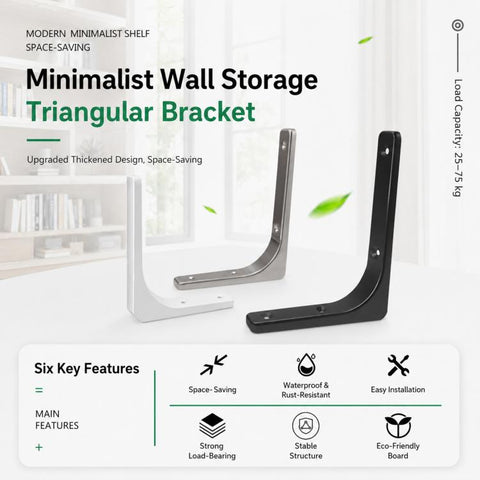 Simple Cold-Rolled Steel Right Angle Curved L-Shaped Wall Storage Shelf Support Braces, 3 inch, 4 inch, 5 inch, 6 inch, 8 inch, 10 inch, 12 inch, 16 inch