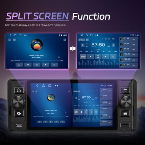 5 inch Single Din Android 15 Center Console CarPlay Car Video Navigation, Standard, Standard+Reversing Camera+Mic