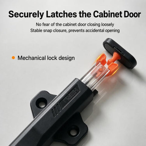 Press Type Heavy-Duty Cabinet Door Mechanical Lock Rebound Mechanism