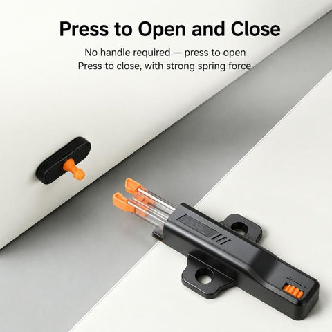 Press Type Heavy-Duty Cabinet Door Mechanical Lock Rebound Mechanism