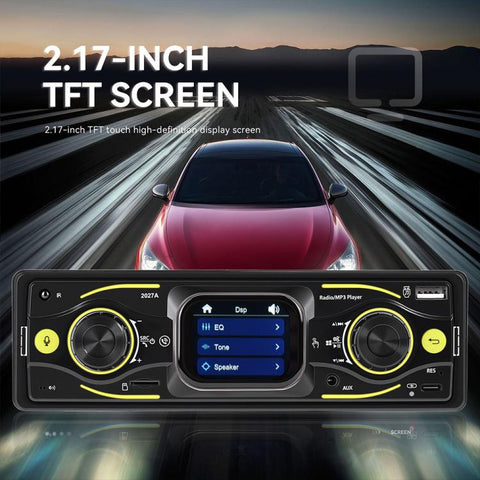 2.17 inch Car HD Touchable Screen Single Din MP5 Player, Standard, Standard+64GB memory card