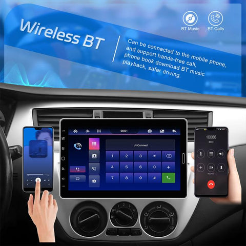 10.1 inch Car HD Touchable Screen Single Din Carplay MP5 Player, Standard, Standard+Reversing camera